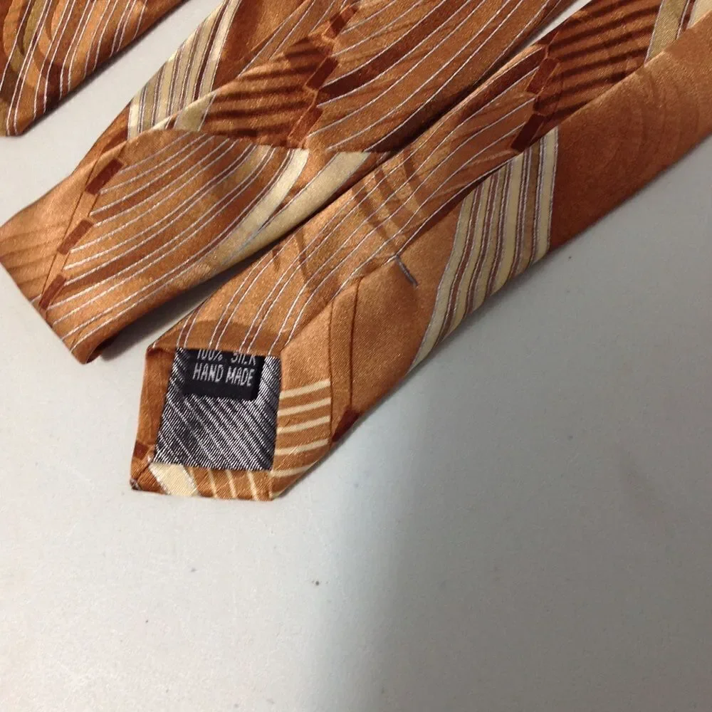 Alberto Zerra 100% Silk HANDMADE Neck Tie Rome/New York